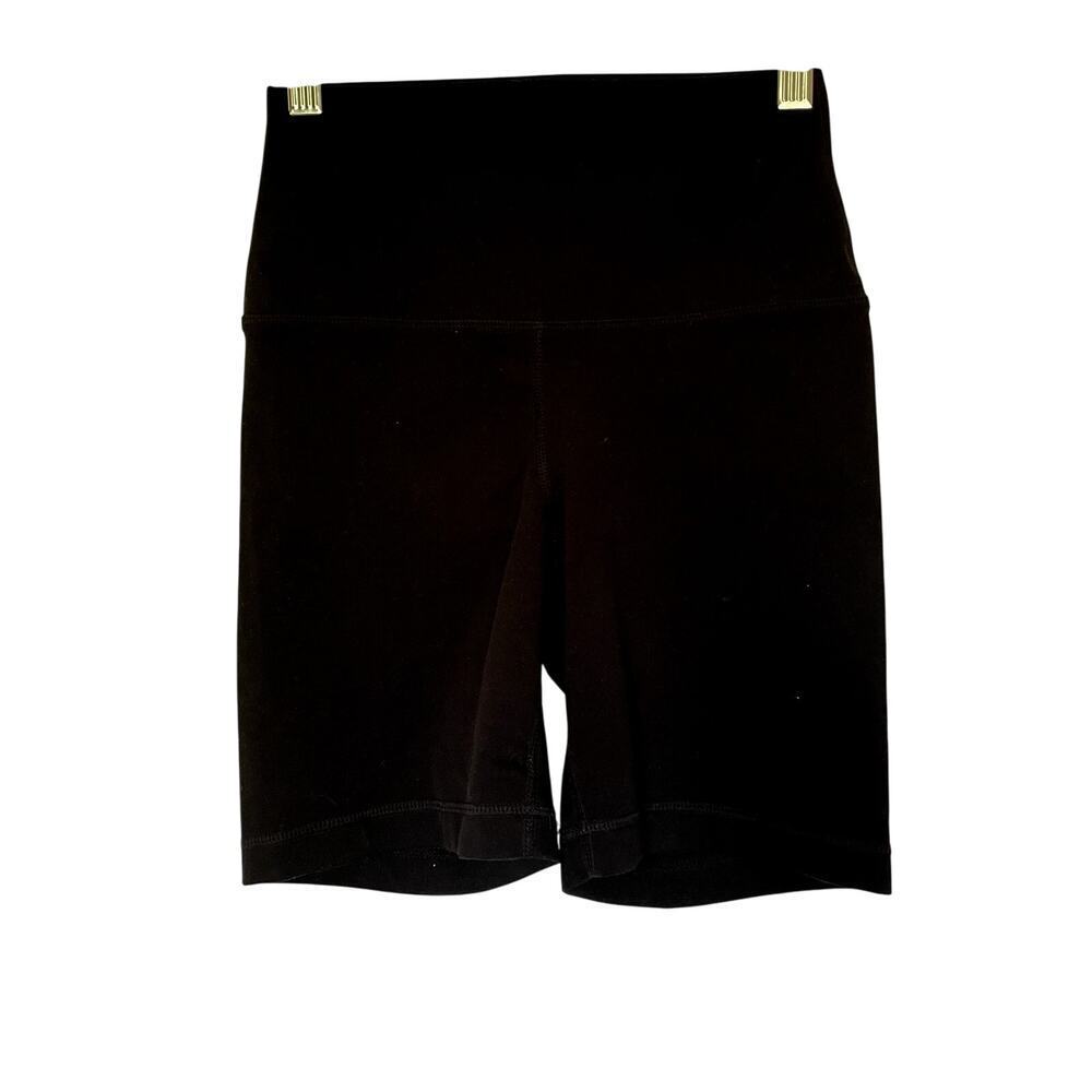 Yogalicious lux black bike shorts comfortable high waist women's size small